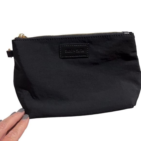 Saint + Sofia Marina Quilted Shopper Bag Black Travel Bag Internal Bag Straps - Picture 8 of 12